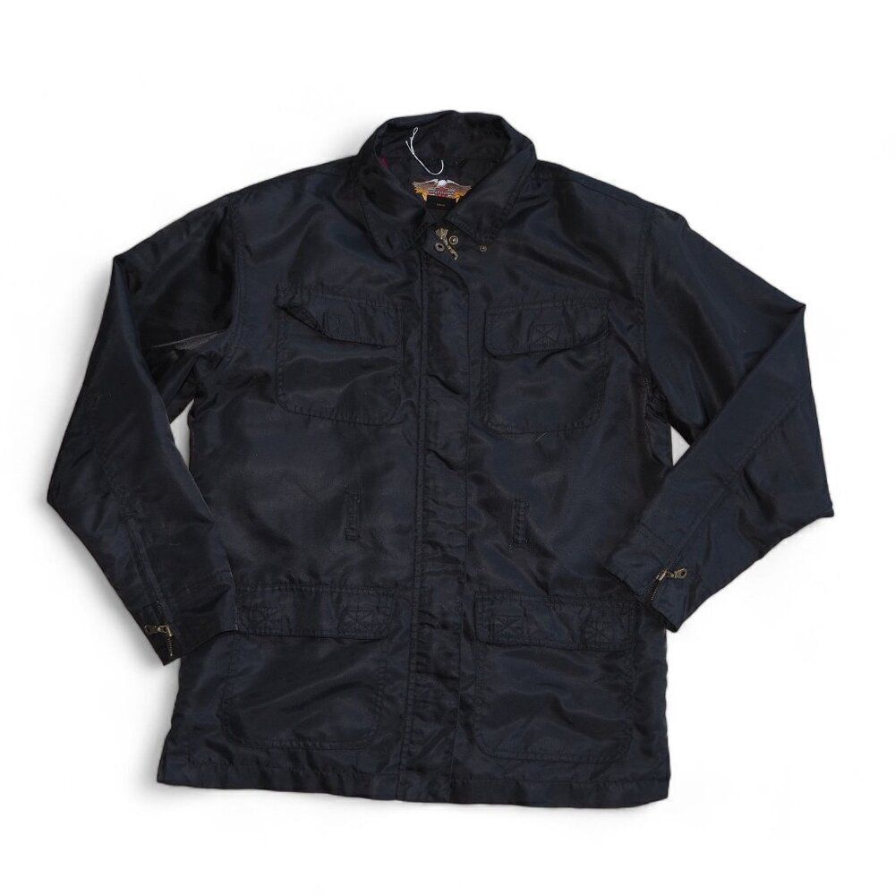 Harley Davidson Vintage‎ Nylon Live to Ride Motorcycle Jacket Women's Medium (M)